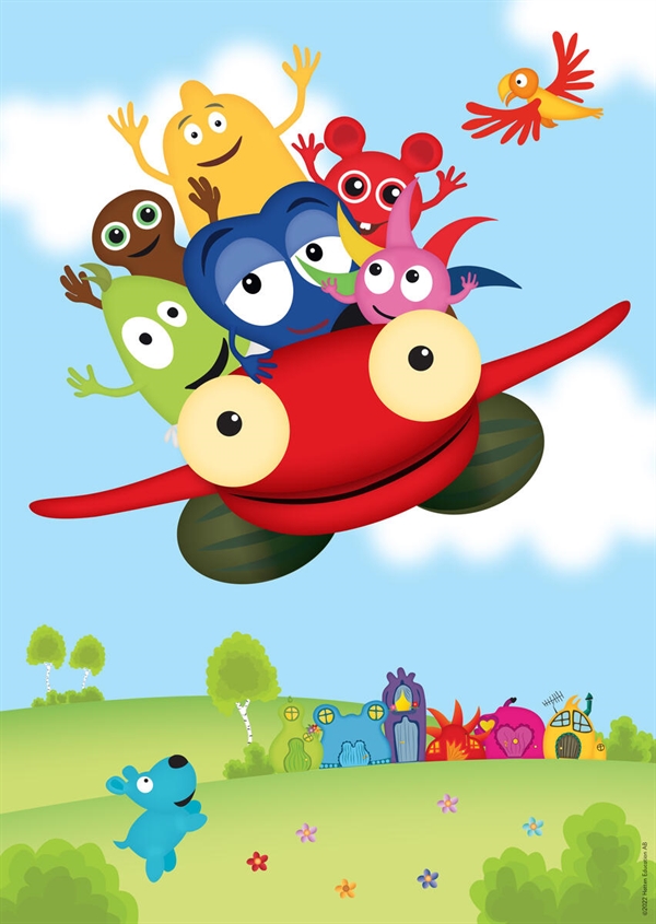 Babblarna flyver plakat